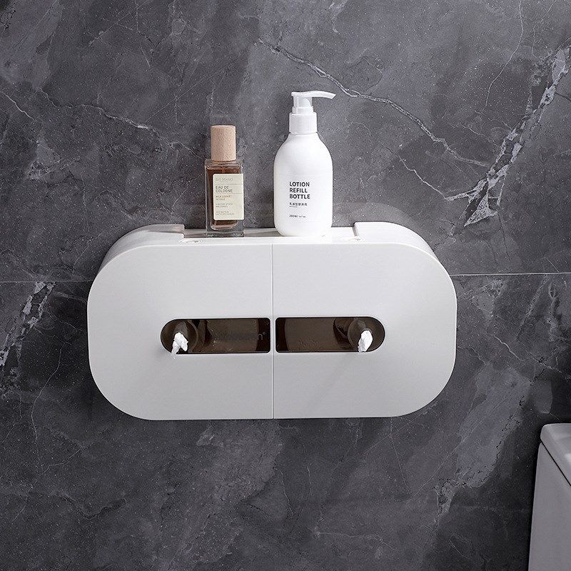 酒店商用双卷中心抽卷纸盒厕所大盘纸巾盒公共卫生间大卷纸盒壁挂,淘宝优惠券,粉丝福利购,淘宝优惠卷