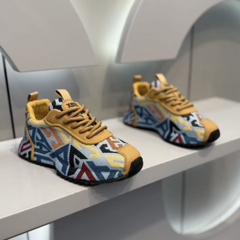 时尚男鞋2026早春新款增高老爹鞋青年个性潮流布面刺绣防滑阿甘鞋,淘宝优惠券,粉丝福利购,淘宝优惠卷