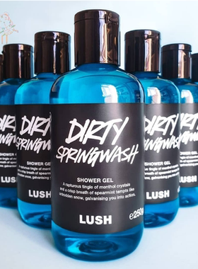 LUSH薄荷山泉dirty沐浴露清控油