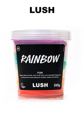 LUSH岚舒彩虹泡泡皂儿童可用