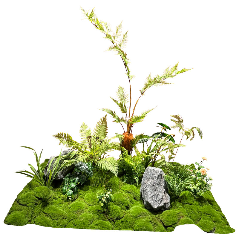 仿真绿植玄关造景摆设室内过道花槽仿生植物隔断装饰展示柜微景观,淘宝优惠券,粉丝福利购,淘宝优惠卷