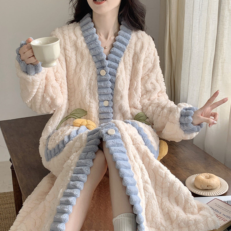 长袖浴袍专用成人澡堂浴衣日式家居长袍睡裙女长男开衫高级款高端,淘宝优惠券,粉丝福利购,淘宝优惠卷