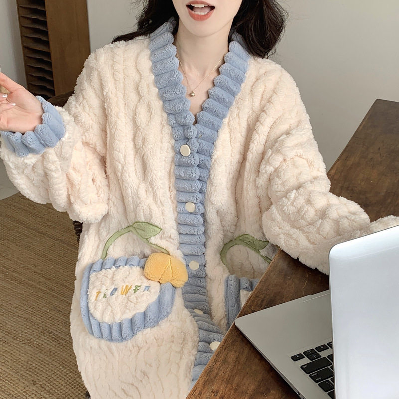 长袖浴袍专用成人澡堂浴衣日式家居长袍睡裙女长男开衫高级款高端,淘宝优惠券,粉丝福利购,淘宝优惠卷