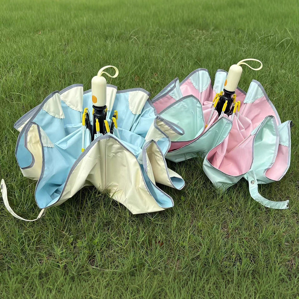 可折叠晴雨伞新款女生便携学生折叠太阳伞超大两用结实一键超轻折,淘宝优惠券,粉丝福利购,淘宝优惠卷