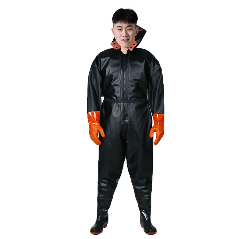 下水裤半身雨裤连体全身皮叉防水衣服加厚分体,淘宝优惠券,粉丝福利购,淘宝优惠卷