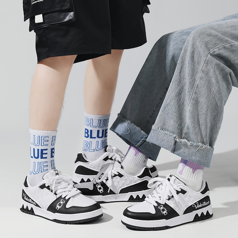 暴力熊官网旗舰店夏季新品轻奢时尚男鞋情侣荧光百搭运动板鞋女鞋,淘宝优惠券,粉丝福利购,淘宝优惠卷