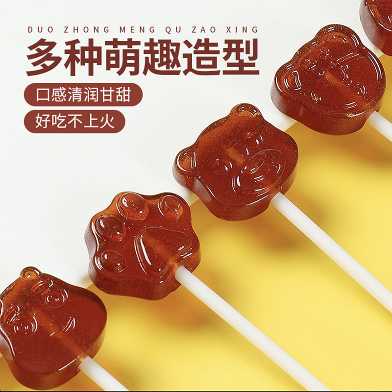 食尚妞妞梨膏棒棒糖枇杷棒棒糖兒童健康小零食糖果休閑食品小吃_一大包零食_零食/堅果/特產