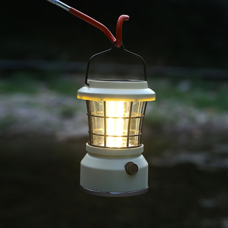 点点灯具 太阳能充电复古露营灯 天猫优惠券折后￥49包邮（￥69-20）2色可选
