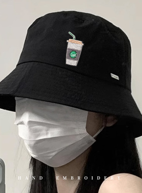 印度丝手工刺绣咖啡杯胸针