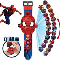 24 Projection Image Watch Children Cartoon Flip Flops Toy Watch Time Display Cartoon Projection Fun Lighting