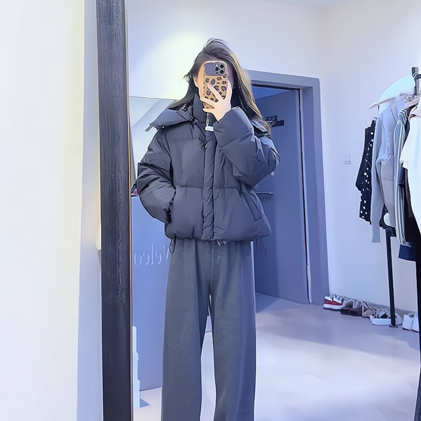 超推荐超百搭｜2025冬季新款加厚连帽羽绒服女保暖显瘦短款面包服 - 图3