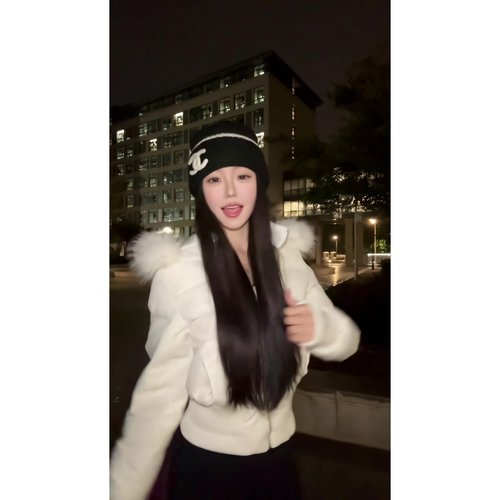 超推荐超百搭｜2025冬季新款韩系温柔风连帽毛领羽绒服外套女 - 图3