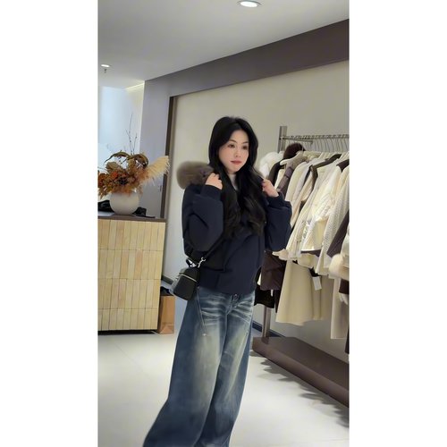 超推荐超百搭｜2025冬季新款韩系连帽羽绒服女宽松通勤加厚外套 - 图0