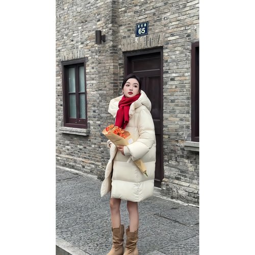 超推荐超百搭｜2025冬季新款超好看泡芙廓形加厚90白鸭绒羽绒服女 - 图1