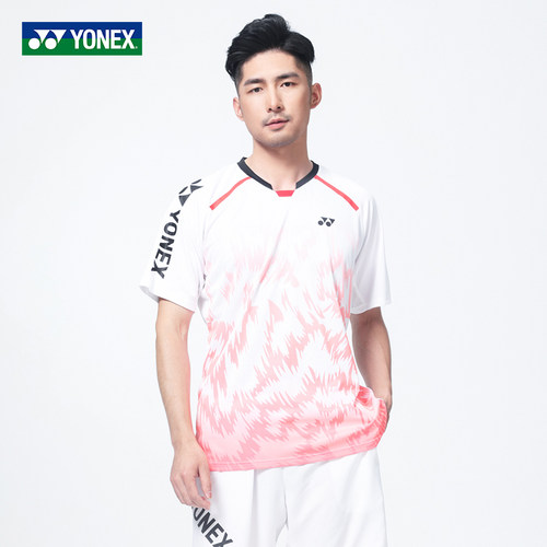 特价正品YONEX尤尼克斯羽毛球服短袖yy衣服男球衣速干运动T恤上衣 - 图0