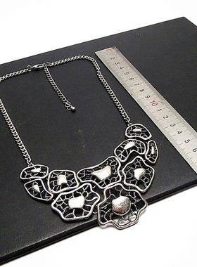 合金镀银女外贸项链手链