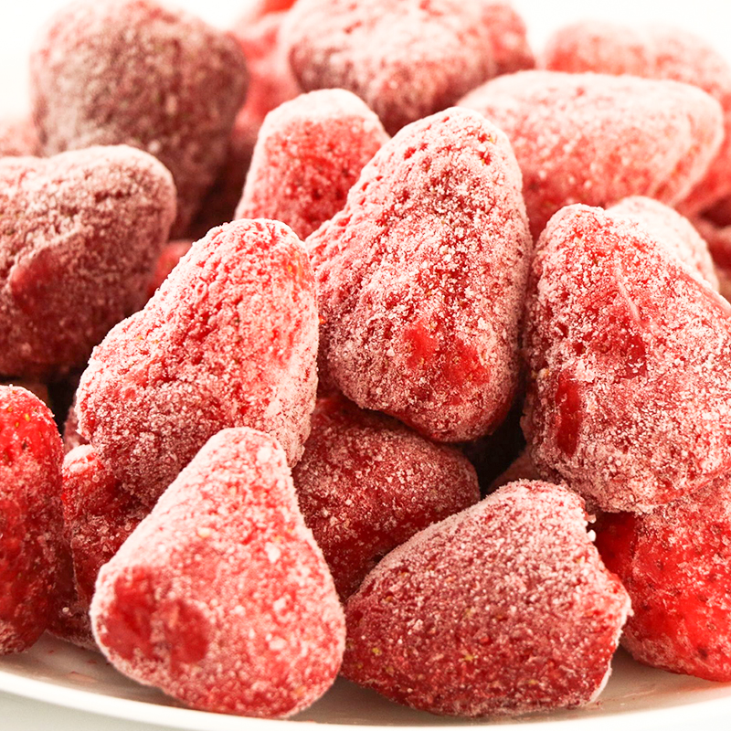 新鲜速冻草莓冷冻草莓1kg冰冻速冻袋装草莓甜品奶茶店榨汁餐饮用 - 图2