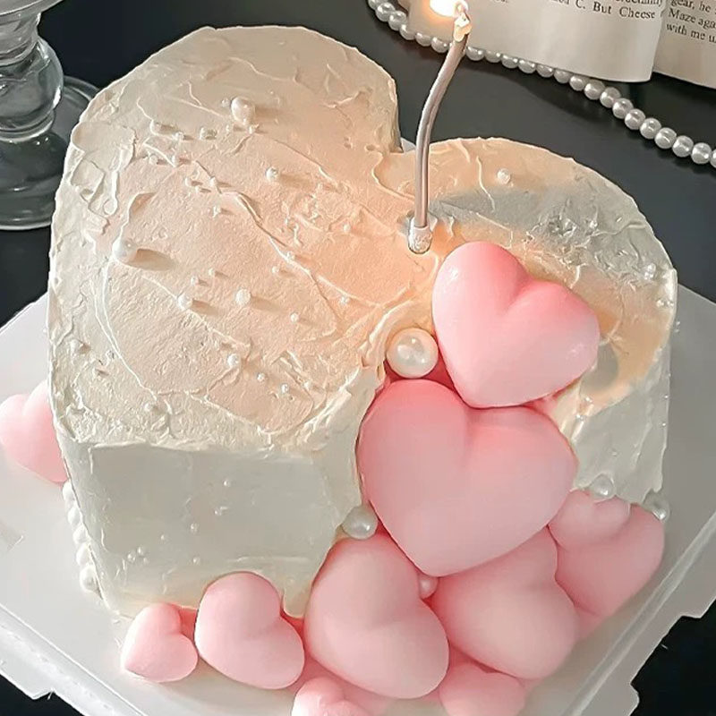 爱心巧克力蛋糕装饰摆件烘焙520七夕情人节心形爱心壳成品可食用,淘宝优惠券,粉丝福利购,淘宝优惠卷