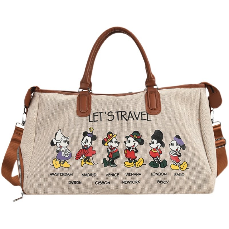 短途旅行包女轻便大容量帆布手提包孕妇待产收纳袋子外出小行李包,淘宝优惠券,粉丝福利购,淘宝优惠卷