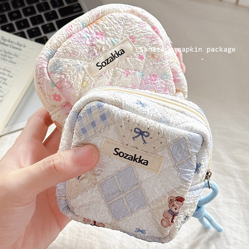 可爱卫生巾姨妈巾收纳包大容量高颜值学生便携化妆包月事包零钱包,淘宝优惠券,粉丝福利购,淘宝优惠卷