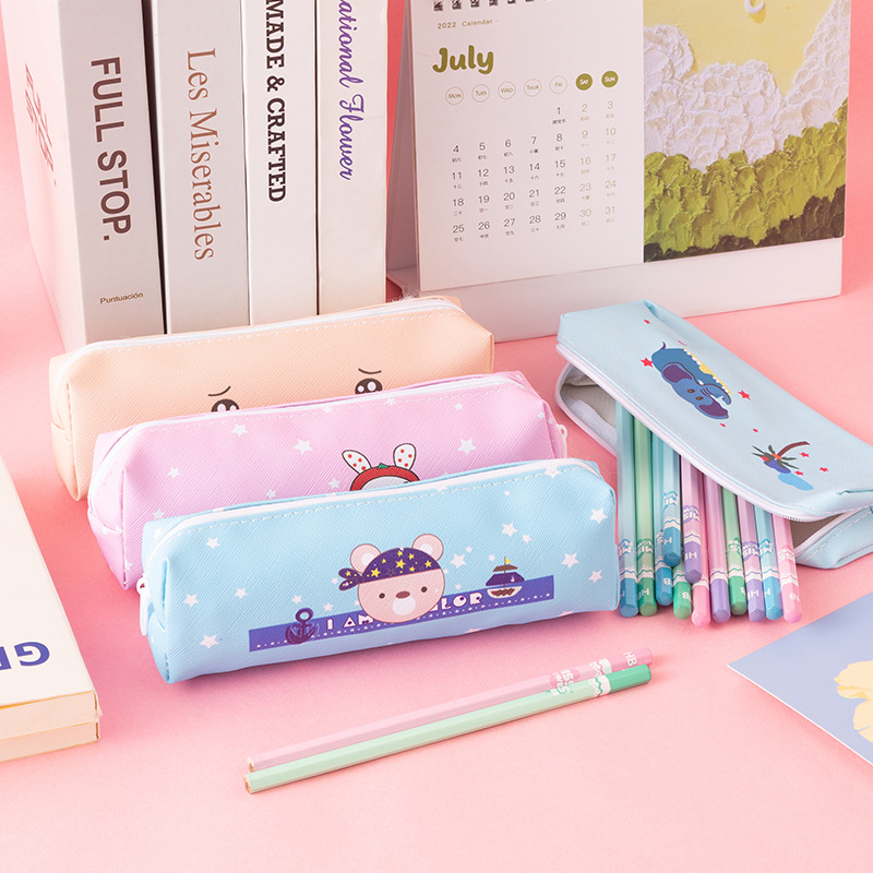 工厂直发卡通笔袋毕业期末奖励小礼品小学生儿童文具盒学校可爱铅 - 图1