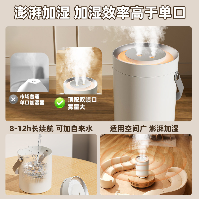 SIERO加湿器孕妇婴儿家用卧室空调暖气房间室内空气加湿器新款,淘宝优惠券,粉丝福利购,淘宝优惠卷