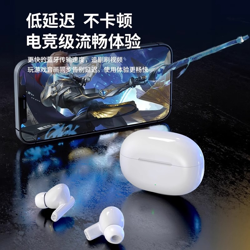 2025新款蓝牙耳机电竞游戏专用无延迟零无线运动吃鸡降噪电量男女 - 图0