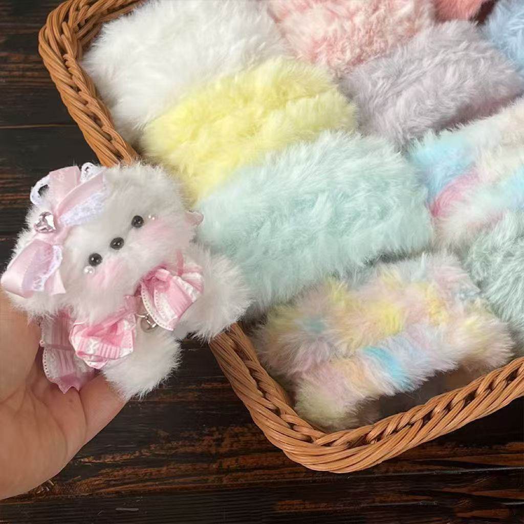 仿兔毛扭扭棒批发 巨密长毛加粗毛根条手工diy材料包小狗兔小红书,淘宝优惠券,粉丝福利购,淘宝优惠卷