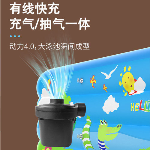游泳池家用大型户外儿童加厚加大号成年人充气泳池可折叠坚固耐用-图1