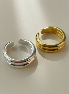 双层戒指paraskors小众设计