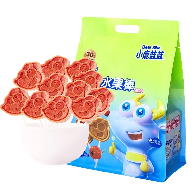 小鹿蓝蓝山楂水果棒棒糖315g山楂水果条宝宝零食(送婴儿辅食谱),淘宝优惠券,粉丝福利购,淘宝优惠卷