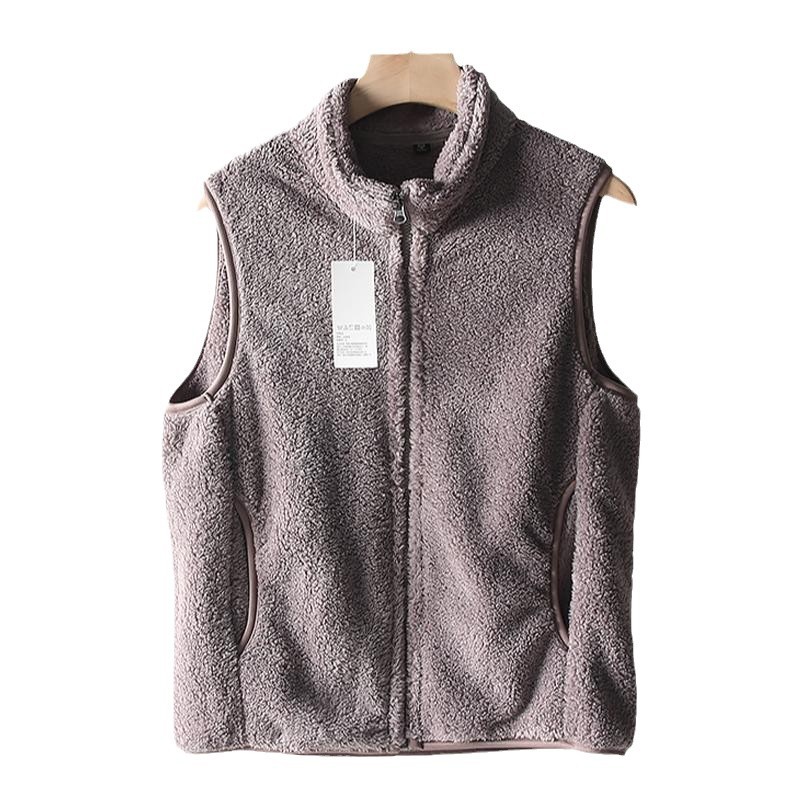 日单优珊瑚绒立领拉链马甲背心男轻保暖抓绒冬2025新款摇粒绒马夹 - 图3