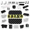 Acrylic hole board accessories hook storage shelf