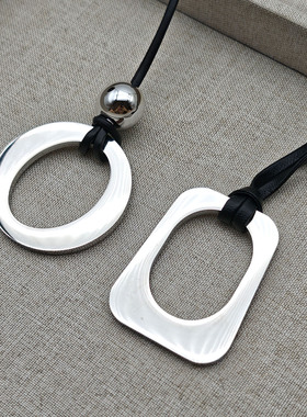 欧美新款镂空设计O型圆环吊坠