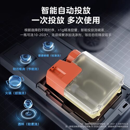 碗伴自动投放洗碗机洗碗液补充液全品牌适配美的S66pro/S65proG35 - 图0
