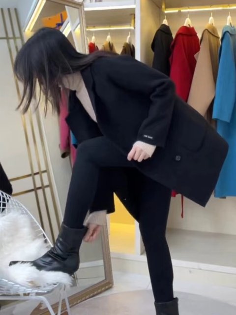 Korean loose wool jacket in autumn and winter