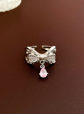 儿童可调节戒指小孩水晶小女孩