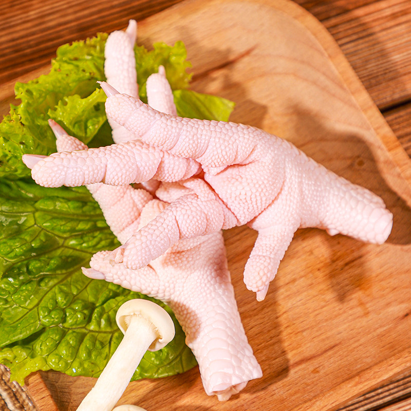 4斤鸡凤爪短柄鸡爪不带拐新鲜冷冻红烧卤味烧烤商用批发1斤,淘宝优惠券,粉丝福利购,淘宝优惠卷