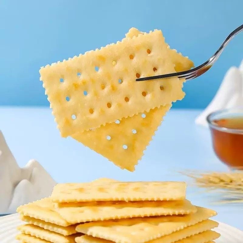 来伊份海盐味苏打饼干400g咸香薄脆发酵饼干早餐下午茶休闲零食,淘宝优惠券,粉丝福利购,淘宝优惠卷