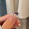 Original design moon shape sterling silver 925 tail ring