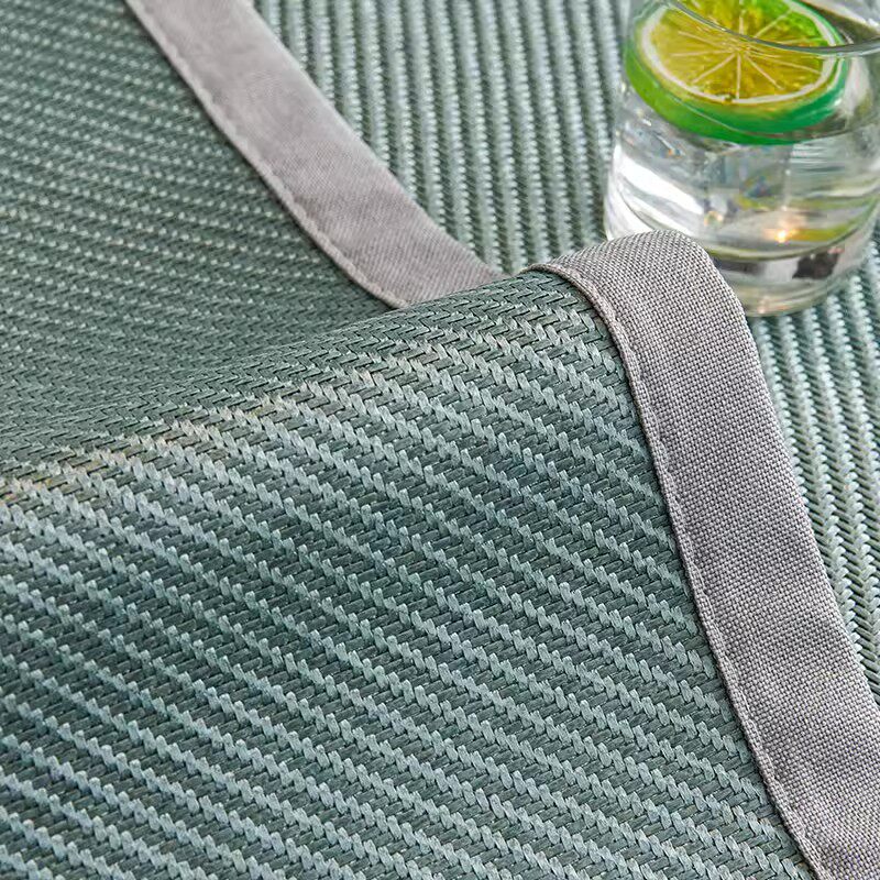 日本进口夏季冰藤席沙发垫新款轻奢高级感凉席坐垫冰丝防滑皮套罩