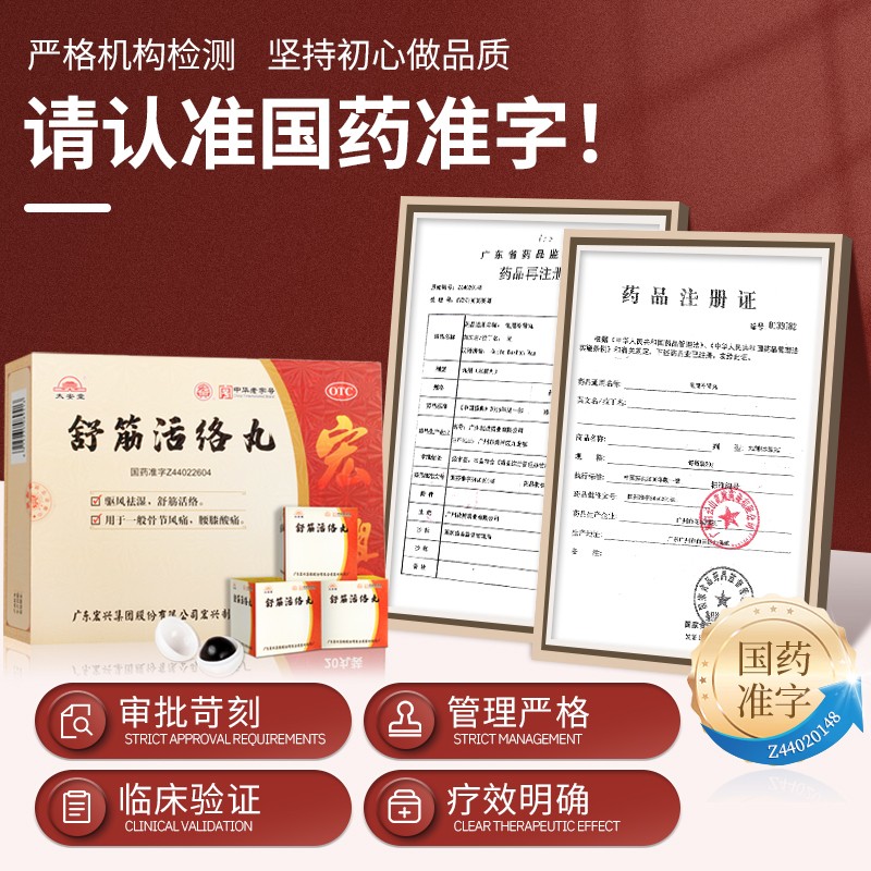舒筋活络丸腰椎盘间风湿突出膝关节肩周炎疼痛专用药非古无敌正品