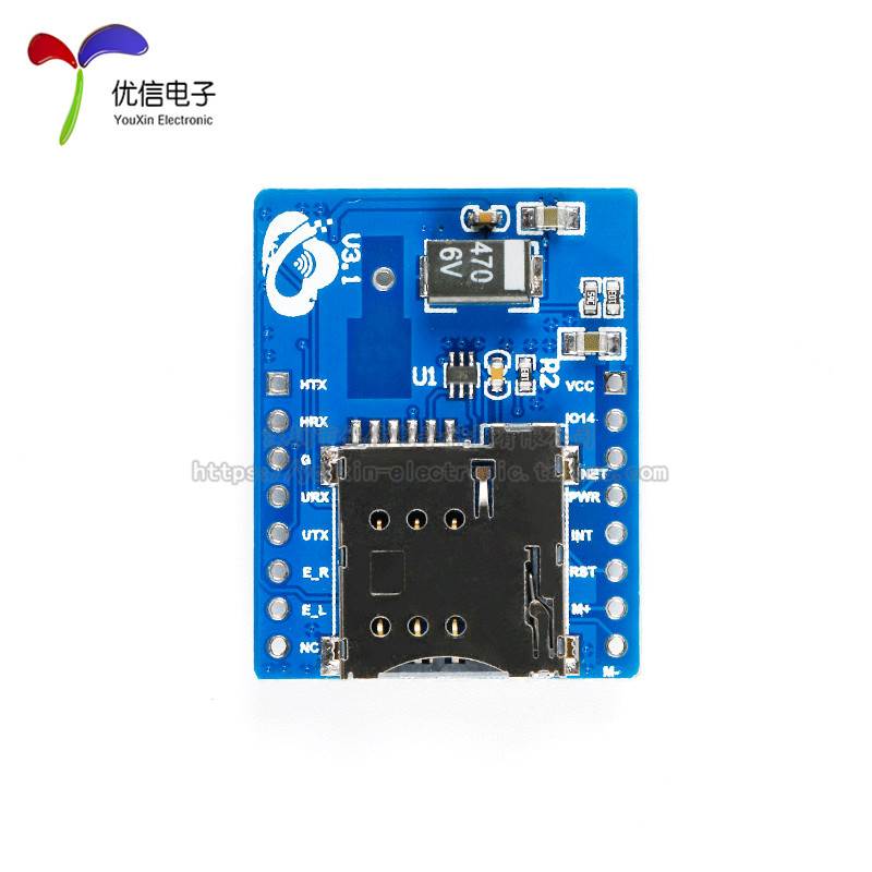 原装正品 GA6-B mini GPRS/GSM模块 短信/语音开发板 超SIM800L - 图1