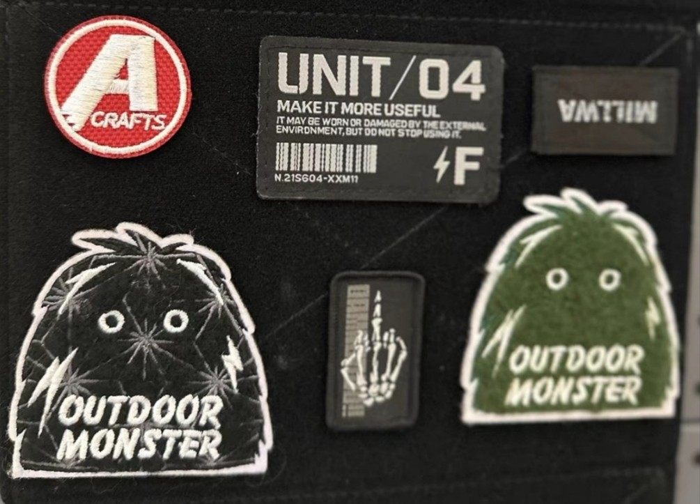 monster小怪兽户外露营装备收纳包气罐套魔术贴士气贴章徽章补丁,淘宝优惠券,粉丝福利购,淘宝优惠卷