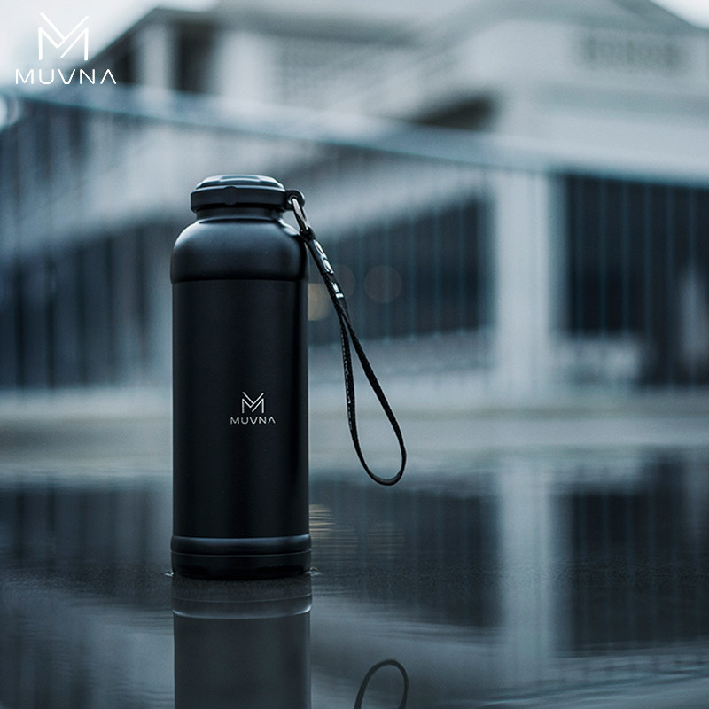 MUVNA慕威纳 户外咖啡杯不锈钢便携保温大容量随行杯泡茶双层水杯,淘宝优惠券,粉丝福利购,淘宝优惠卷