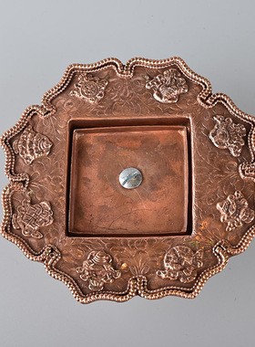 红铜供奉藏式佛堂尼泊尔手工