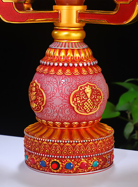 五品LED天珠莲花灯树脂