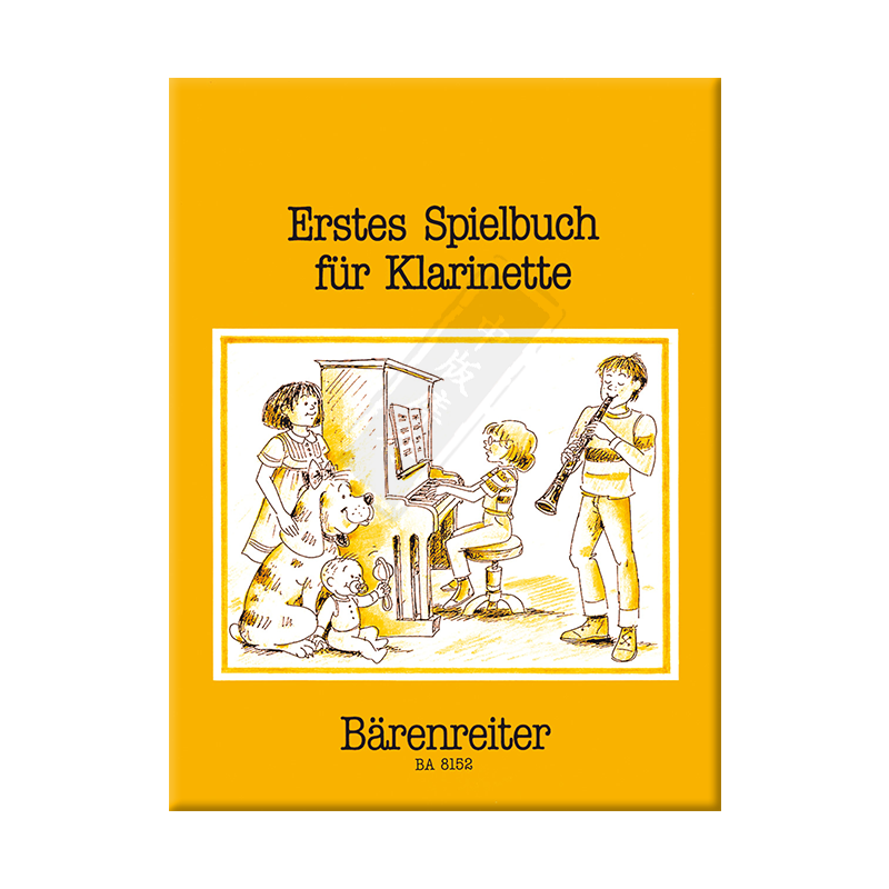 海顿四首小步舞曲单簧管和钢琴总分谱德国骑熊士原版乐谱书 Haydn Erstes Spielbuch fur Klarinette und Klavier BA8152-图2