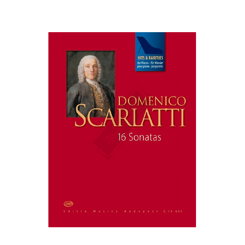 斯卡拉蒂 精选和珍藏 16首钢琴奏鸣曲 布达佩斯原版乐谱书 Scarlatti Domenico Hits Rarities for piano 16 Sonatas Z14695 - 图2