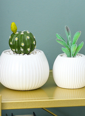 ins北欧陶瓷花瓶简约创意酒店工艺摆件家居客厅装饰品水培陶瓷瓶